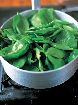 Perfect braised spinach