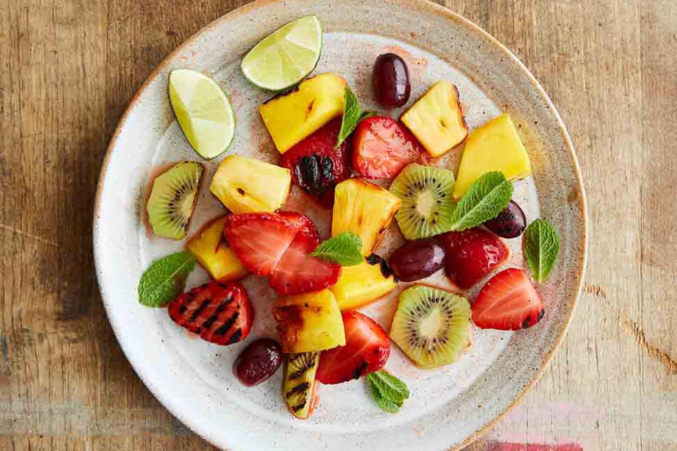 Grilled fruit salas to make with the kids this summer holiday